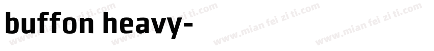 buffon heavy字体转换